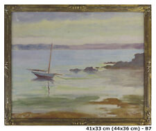 PAESAGGIO DI MARE CON BARCHE