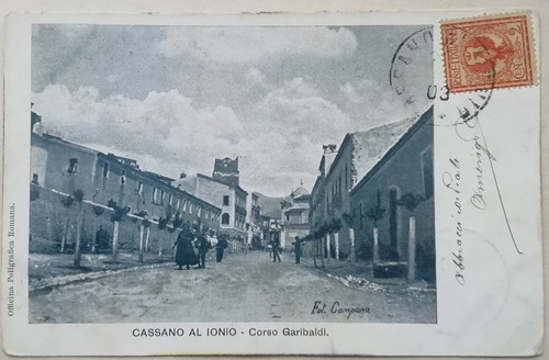 Cartolina cassano ionio - al,