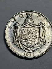 Moneta 1/2  Lek 1931 Regno