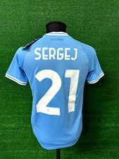 Maglia Lazio SERGEJ SAVIC Store No Match Worn Indossata Shirt Jersey Serbia TG S