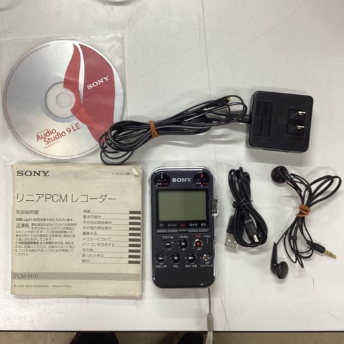 Sony pcm m10 black linear - sony,