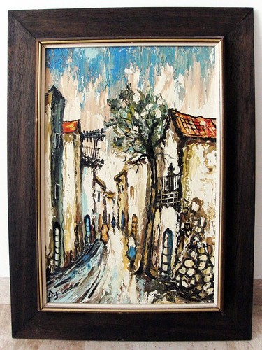 Quadro firmato olio tela - quadro, su