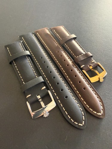 Cinturino pelle marrone o - in,