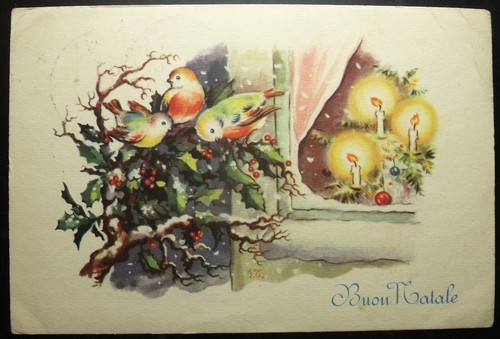 Cartolina buon natale - cartolina,