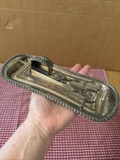 Rara candela snoffer e vassoio