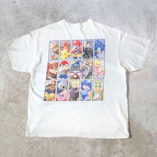 Rara maglietta 00s Super Smash Bros Nintendo 3DS Wii U Sora Logo XXL Delta Tee