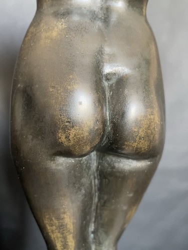 Antica statua bronzo nudo - bronzo,