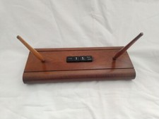 calendario perpetuo vintage da tavolo in legno