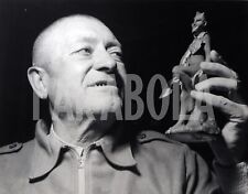 Foto Vintage Ciclismo Giovanni Gerbi con Statuetta Diavolo 1952 stampa 24x30 cm