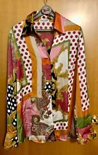  Camicetta Blusa Maglia Donna PIERRE CARDIN Fantasia T.50