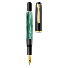 Penna stilografica Pelikan Classic M200 verde marmorizzato - pennino M verde