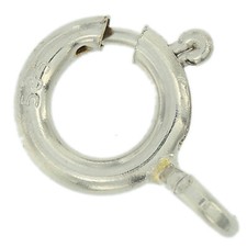 Anello a molla oro bianco