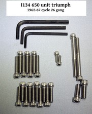 I134 Set viti 650 Triumph