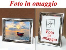 Cornice portafoto Mascagni 15x20 in silver plated Foto in omaggio  Frame  B18768
