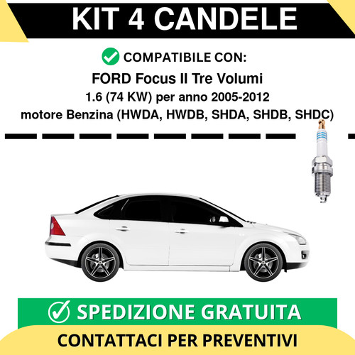 Kit candele per ford - kit,