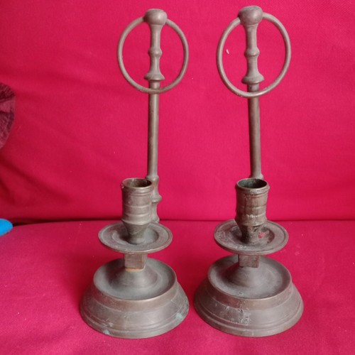 Coppia candelabri ottone - candelabri,