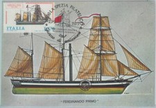 81208 - ITALIA - Storia Postale - CARTOLINA MASSIMA - NAVE barca a vela 1977