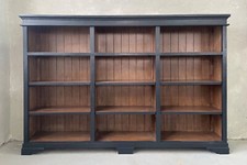 libreria grande legno nera 