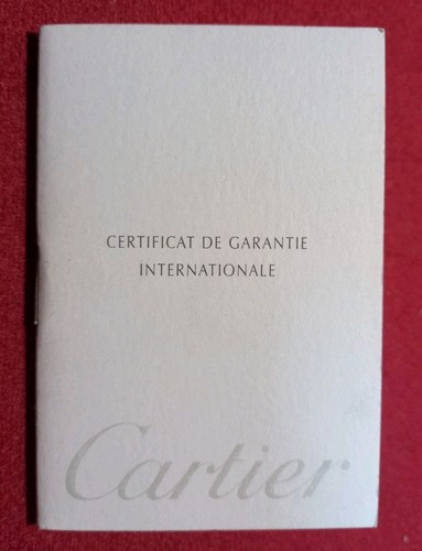 Rarissima garanzia cartier - rarissima,