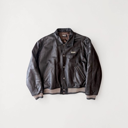 Diesel leather varsity - diesel, jacket