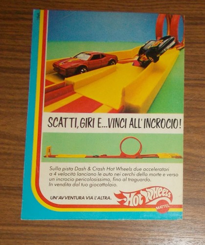 Rara pubblicità mattel hot - pubblicità,