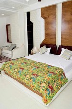 Trapunta Kantha copriletto