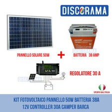 KIT FOTOVOLTAICO PANNELLO 50W