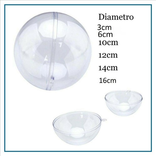 Sfera plastica trasparente - plastica,