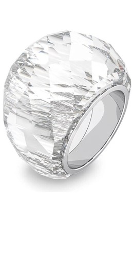 Anello swarovski tono argento - anello,