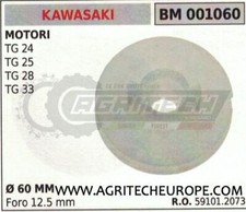591012073 PULEGGIA AVVIAMENTO MOTORE KAWASAKI TG24 TG25 TG28 TG33  Ø60