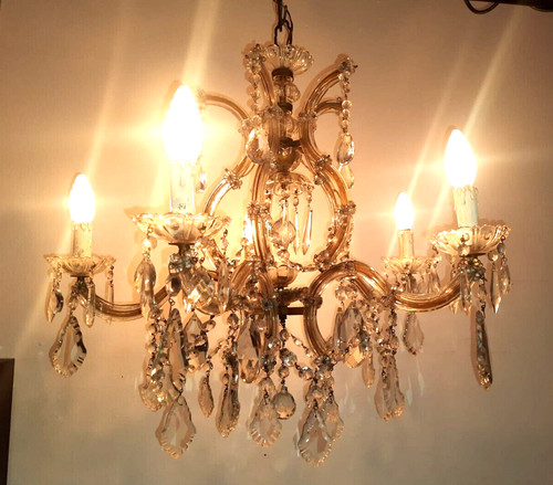 Lampadario cristallo maria - lampadario,