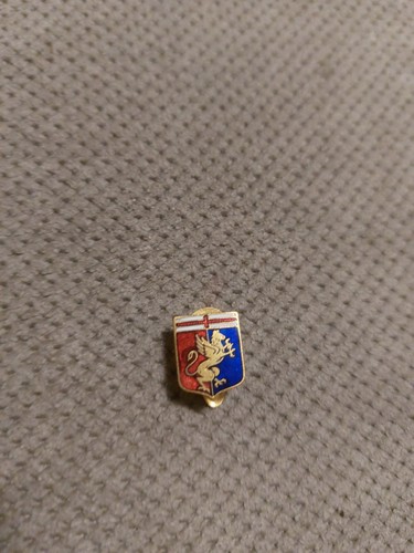 Spilla smaltata genoa calcio - smaltata,