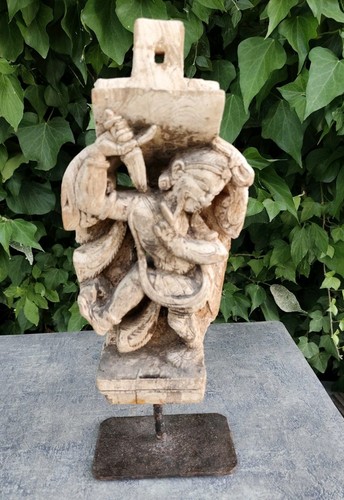 Ganesh sculpture bois - sculpture,