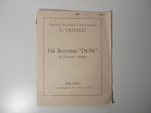Soc anonima olivelli pali - olivelli.,