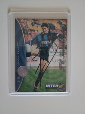 JAVIER ZANETTI CARD DS AUTOGRAFATA ROOKIE NUMERO MAGLIA 15 
