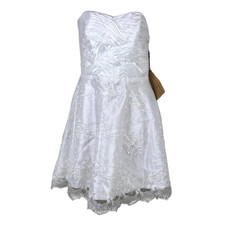 Abito da sposa bianco senza