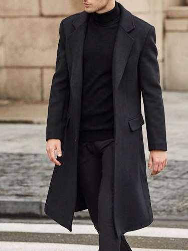 Cappotto lungo elegante - lungo,