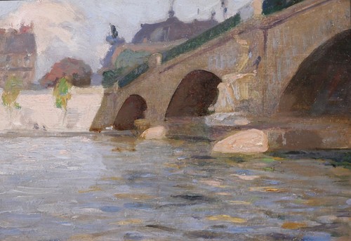 Quadro antico paris - antico, senna
