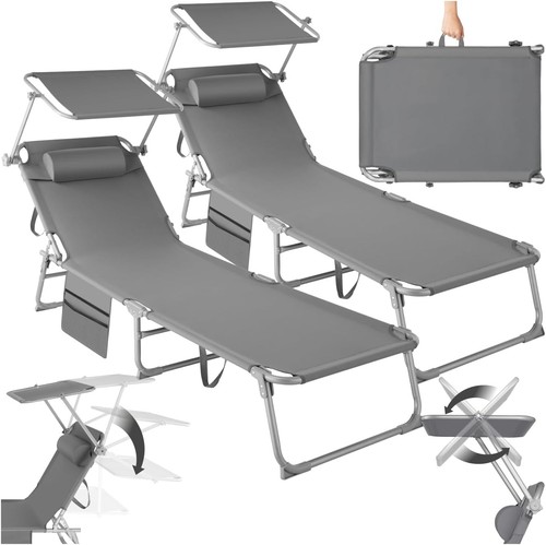 Tectake set 2 sdraio - tectake®, di