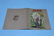 ALICE NEL PAESE DELLE MERAVIGLIE COLLANA ARCOBALENO 72 CARROCCIO ANNI 60 OTTIMO