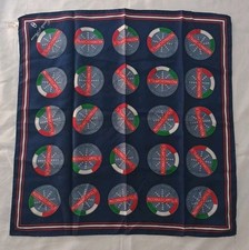 Foulard Seta Conte Of Florence Scuola Italiana Sci Madonna Di Campiglio Vintage 