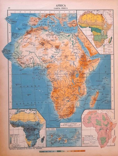 Africa fisica post guerra - fisica, 2°