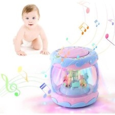 Giostra musicale per bambini 6-18 mesi, luci, giocattolo sensoriale