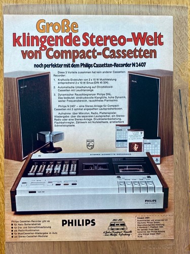 Philips cassette recorder - cassette,