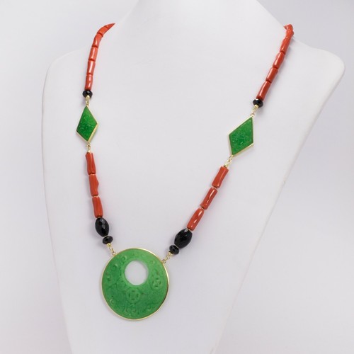 Collana oro giallo kt - collana, 18