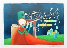 Catia Piacentini - Serigrafia polimaterica originale, P.A. firmata