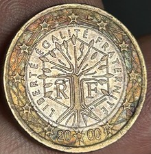 Moneta 1 Euro Francia 2000