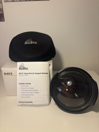 Ikelite dc3 dome port 6403 - 6"',