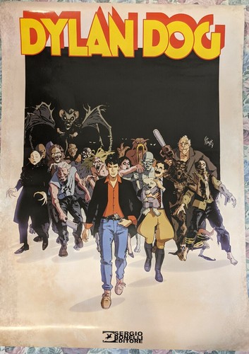 Dylan dog poster 70x100 colori - dog,
