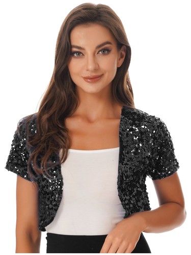Cardigan donna manica corta